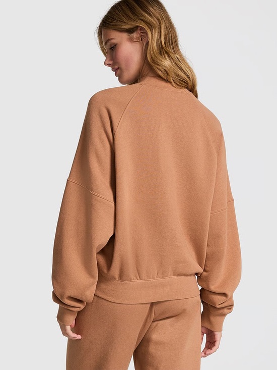 PINK Victoria's Secret Sweaters - ZARE Classic Crewneck Sweatshirt - Camel Size L NwT